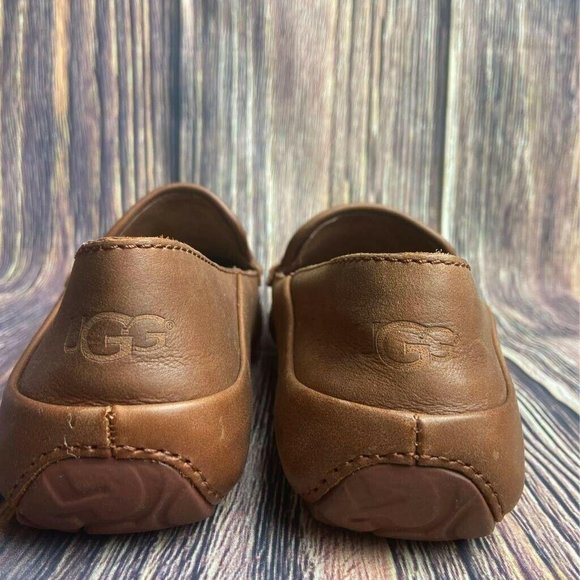 UGG Australia Mens Hunley Loafer Shoes Brown